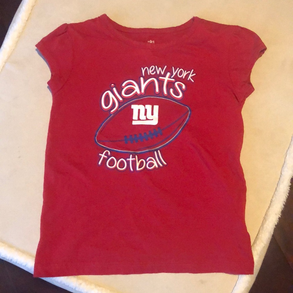 4t Girls NY Giants Football T Shirt 🏈